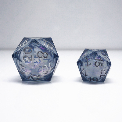 এক টুকরো তরল প্রবাহ বালির রজন ডাইস# Dnd#Rpg#Coc মসৃণ প্রান্ত