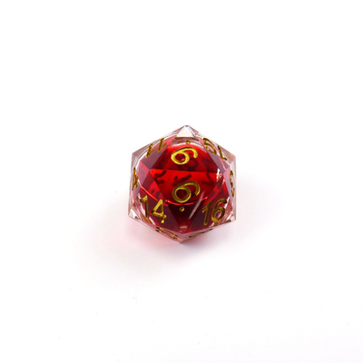 আনারস তরল প্রাকৃতিক রজন মাল্টি -faceted ট্যাবলেট খেলা পাশা সেট dnd পাশা