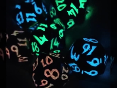 অভিনব মেটাল ডাইস সেট পলিহেড্রাল ডাইস লাইটওয়েট তীক্ষ্ণ ধারযুক্ত Dcc ডাইস