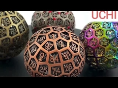 ধাতব পাশা D100 (DND) আরপিজি বল রোলিং বল ডেস্কটপ মাল্টি-নুডল ড্রাগন এবং ডেনজেন