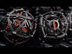 সাউন্ড মণু খালি ধাতু পাশা DND ড্রাগন এবং Dungeon COC